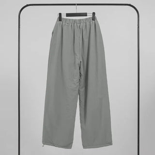 Drin Chain Elastic Waist Wide Pants