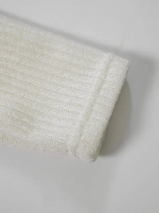 Serene Ribbed Slim Off-Shoulder Knit