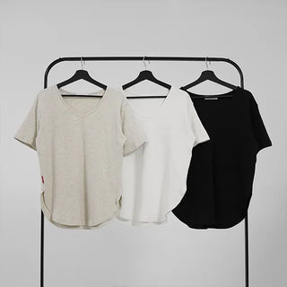 Lucy Standard V-neck Short Sleeve Tee