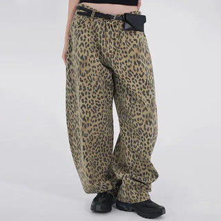 Nihi Washed Pintuck Leopard Denim