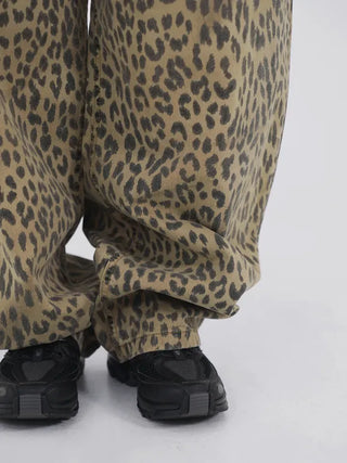 Nihi Washed Pintuck Leopard Denim