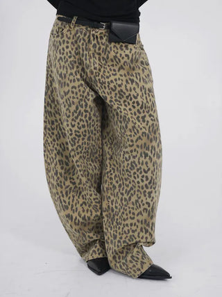Nihi Washed Pintuck Leopard Denim