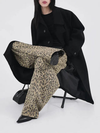 Nihi Washed Pintuck Leopard Denim