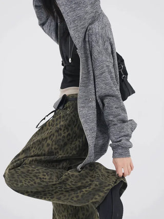 Nihi Washed Pintuck Leopard Denim