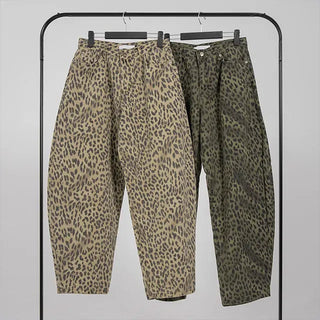 Nihi Washed Pintuck Leopard Denim