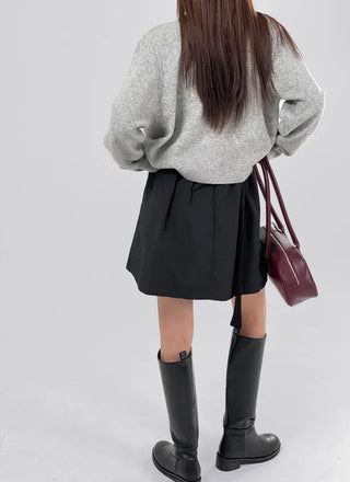 Pring Boat Neck Basic Cardigan