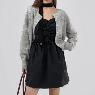 Pring Boat Neck Basic Cardigan