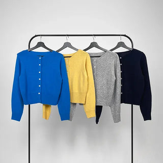 Pring Boat Neck Basic Cardigan