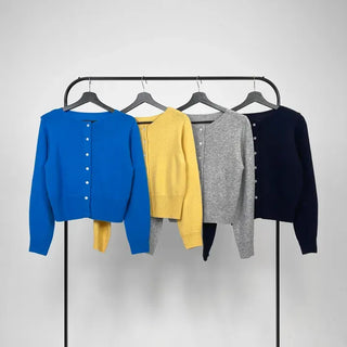 Pring Boat Neck Basic Cardigan