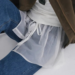 Avid See-through Layered Frill Skirt
