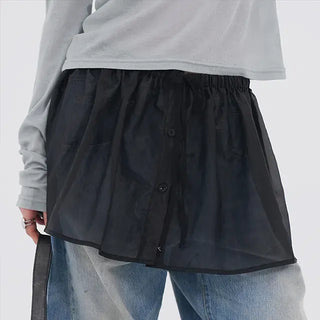 Avid See-through Layered Frill Skirt