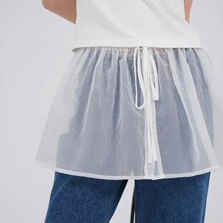 Avid See-through Layered Frill Skirt