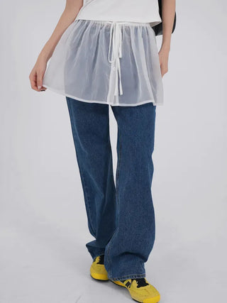 Avid See-through Layered Frill Skirt