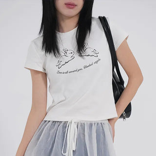 OV Baby Bunny Crop Short Sleeve Tee