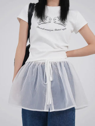OV Baby Bunny Crop Short Sleeve Tee