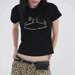 OV Baby Bunny Crop Short Sleeve Tee