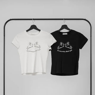 OV Baby Bunny Crop Short Sleeve Tee