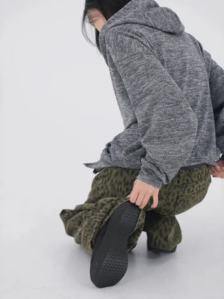 Ronnie Studded Knit Zip-up