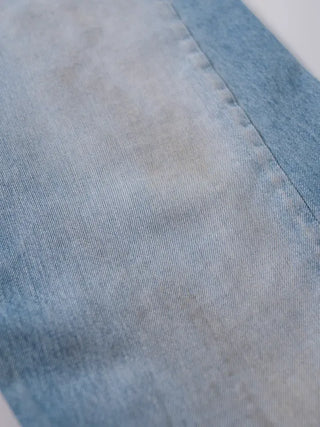Desion Washed Buckle Denim Pants