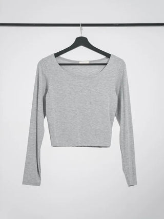 Tena U-neck Basic Long Sleeve Tee