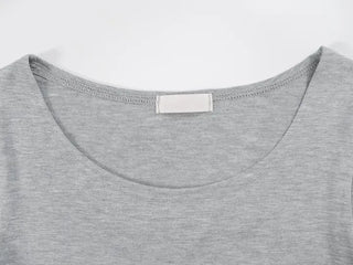 Tena U-neck Basic Long Sleeve Tee