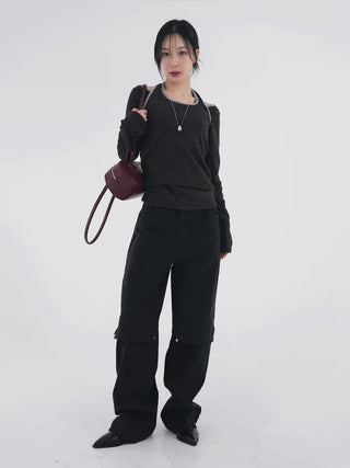 Deki Block Tab Wide Pants
