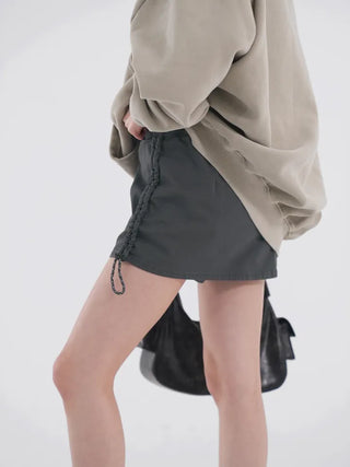Pepe Sporty Banded Mini Skirt