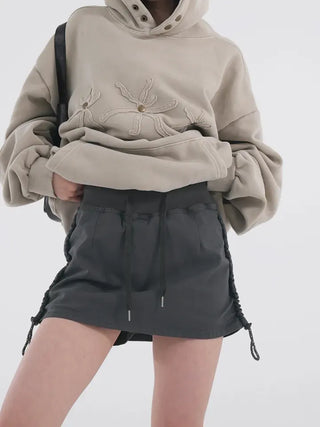 Pepe Sporty Banded Mini Skirt