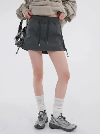Pepe Sporty Banded Mini Skirt