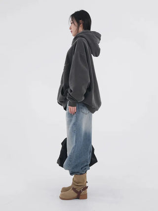 Clav Pigment Snap Hoodie