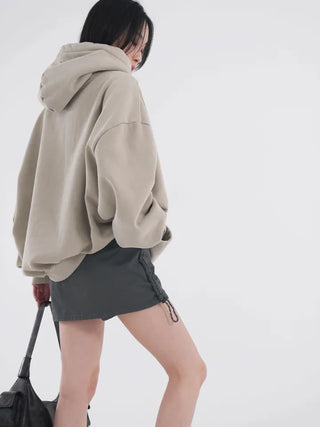 Clav Pigment Snap Hoodie