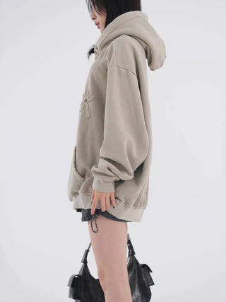 Clav Pigment Snap Hoodie