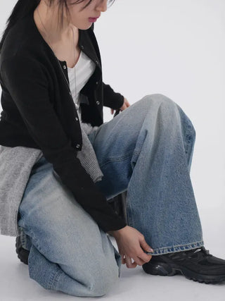 Jeno Button Angora Cardigan