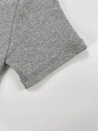 Pave U-neck Daily Short Sleeve Tee
