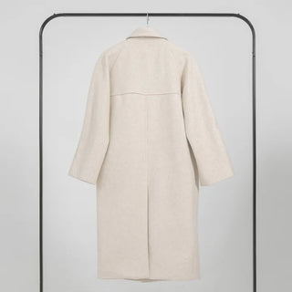 Moncha Basic Collar Long Coat