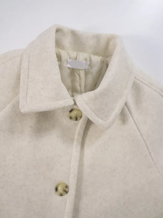 Moncha Basic Collar Long Coat