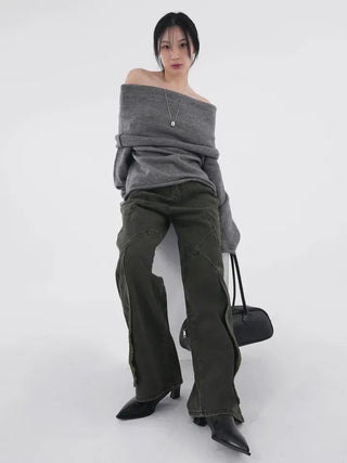 Dez Snap black denim