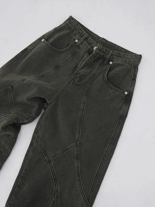 Dez Snap black denim