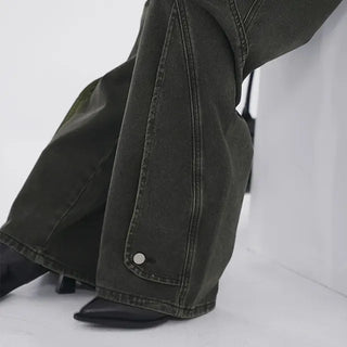 Dez Snap black denim