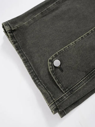 Dez Snap black denim