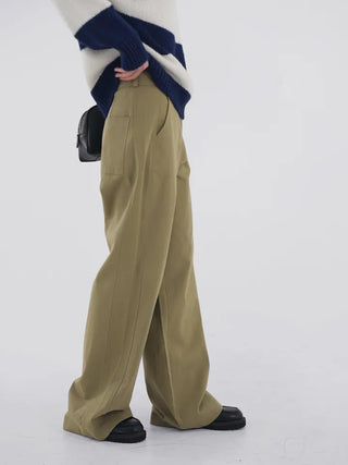 New wide cotton pants