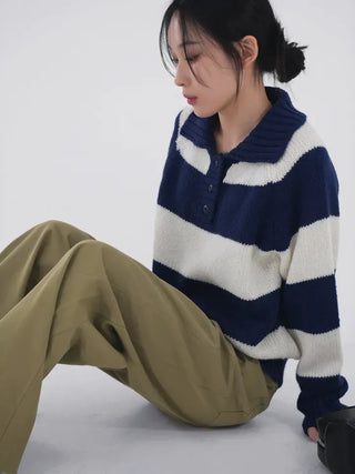 New wide cotton pants