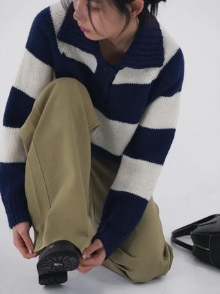 New wide cotton pants