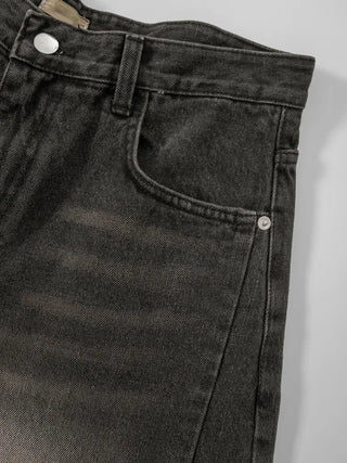 Julie Side Rivet Balloon Wide Denim