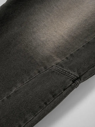 Julie Side Rivet Balloon Wide Denim
