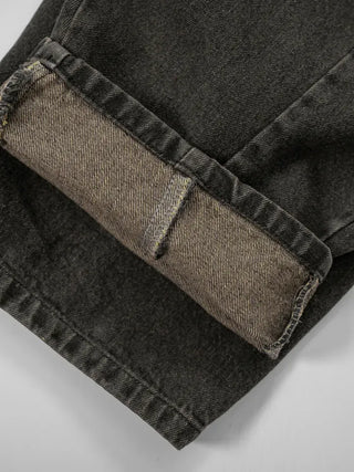 Julie Side Rivet Balloon Wide Denim