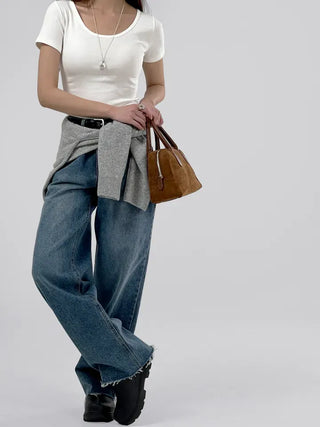 Onne Cut Denim Pants