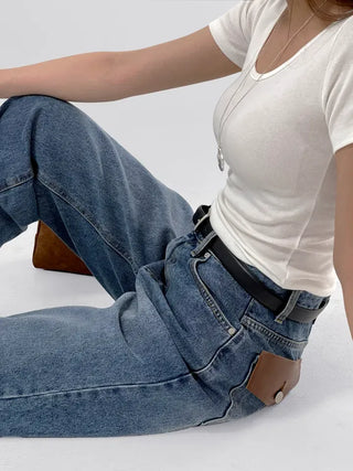 Onne Cut Denim Pants