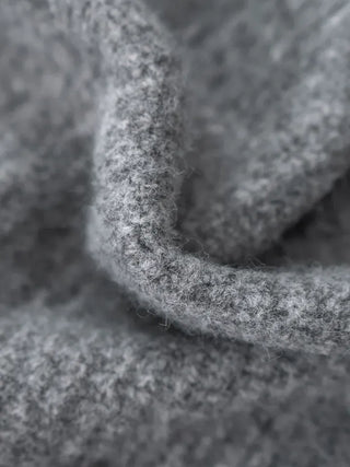 Mates Color Block High-Neck Knit Cardigan