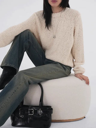 Meti Buckle Baguette Shoulder Bag